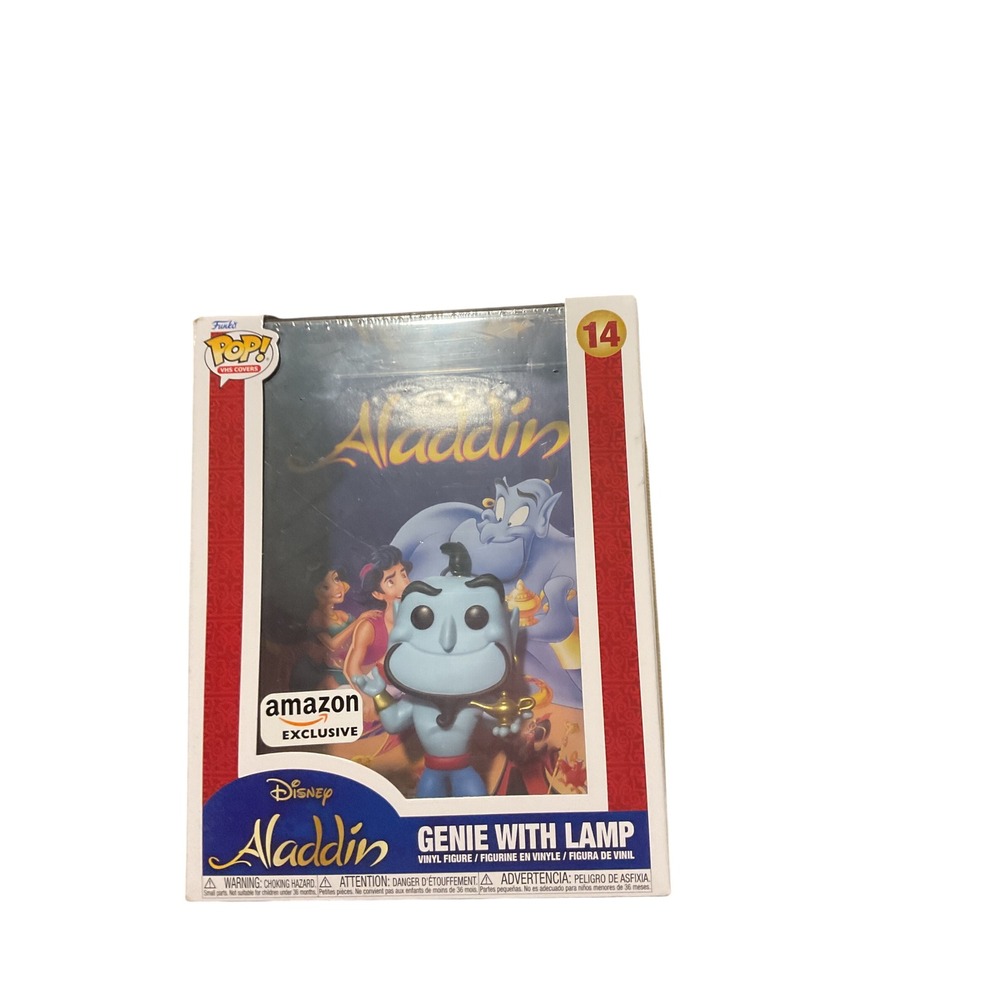 Funko Pop! Disney Aladdin Genie with Lamp VHS Covers‎ Amazon Exclusive